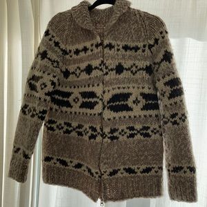 Vintage Cowichan hand knit sweater